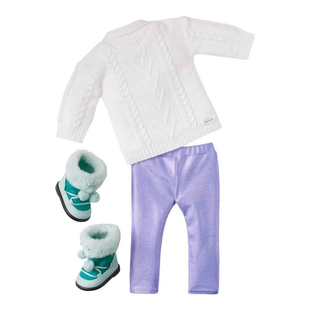 NEW American Girl Of The Year CORINNE DOLL + ACCESSORIES Meet Outfit Purse Hat + - Picture 6 of 16